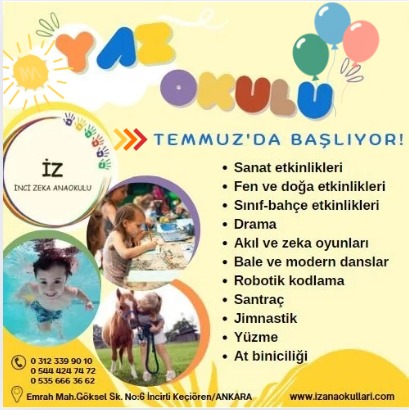 Yaz Okulu Afişi